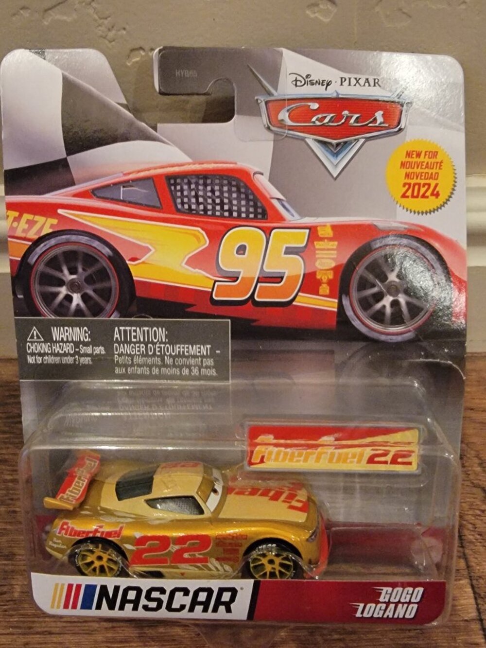 Disney Pixar Cars NASCAR Series GoGo Logano Fiber Fuel #22
